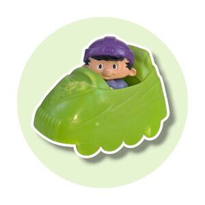 Bobby's World Vintage Action Figure Toy: Green Roller Coaster and Skates